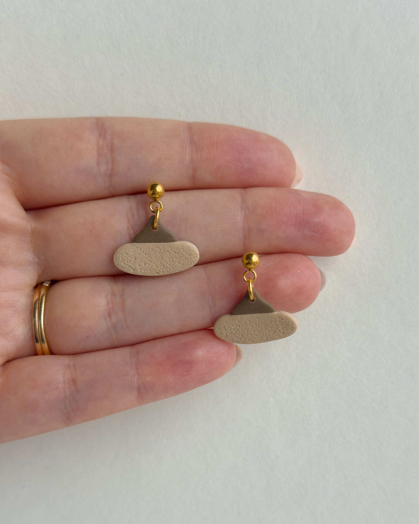 Chocolate Kiss Cookie Earrings
