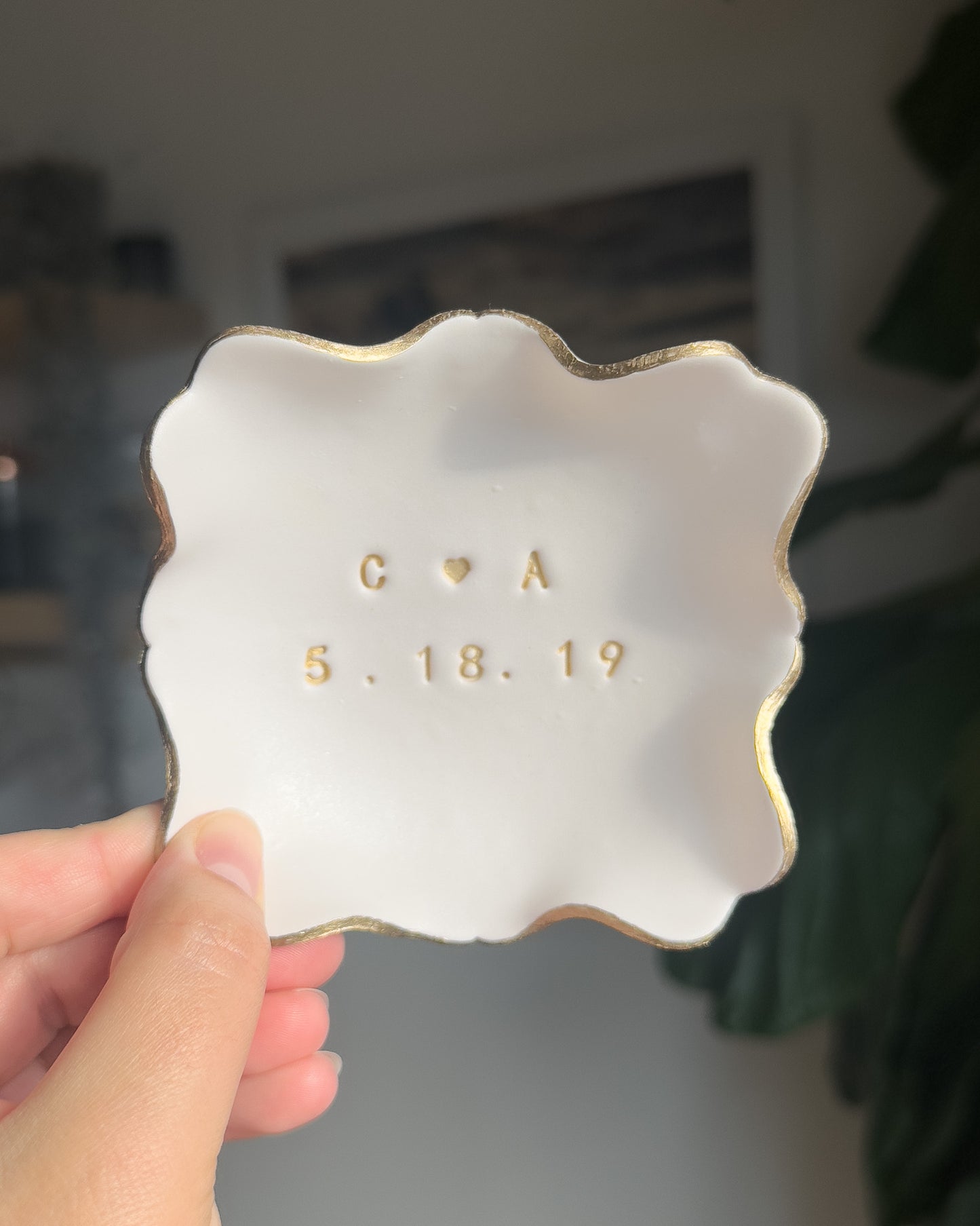 Personalized Trinket Dish