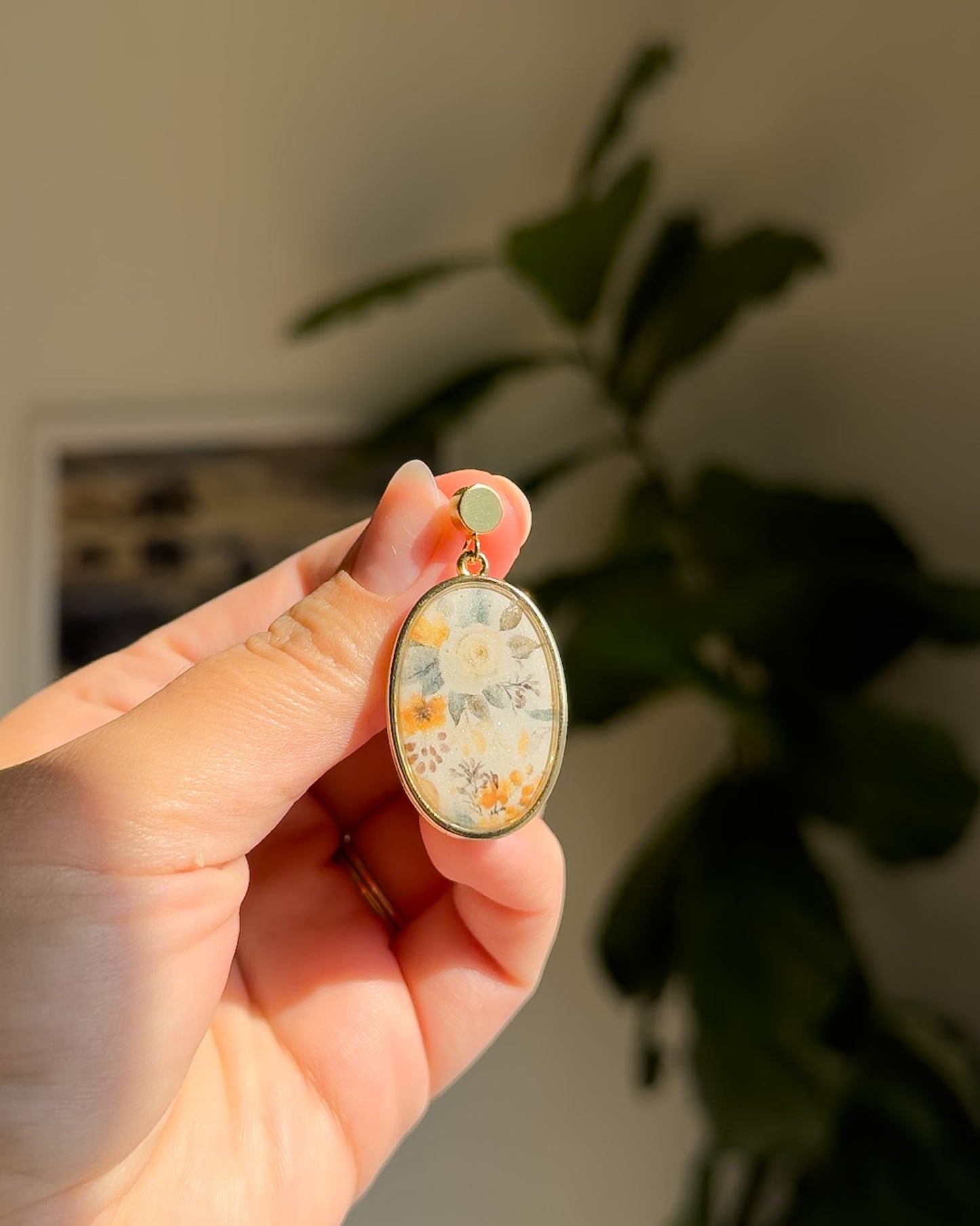 Pixie Earrings - Floral