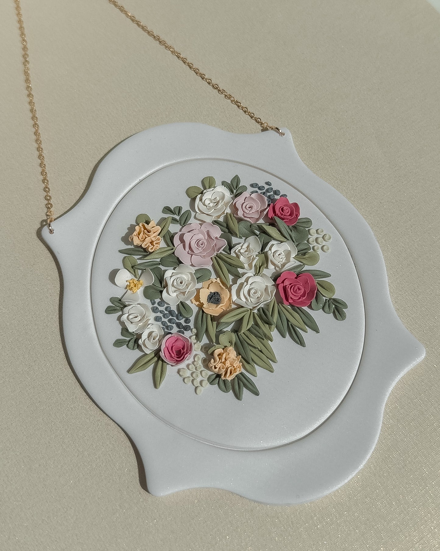 Custom Wedding Bouquet Wall Hanging