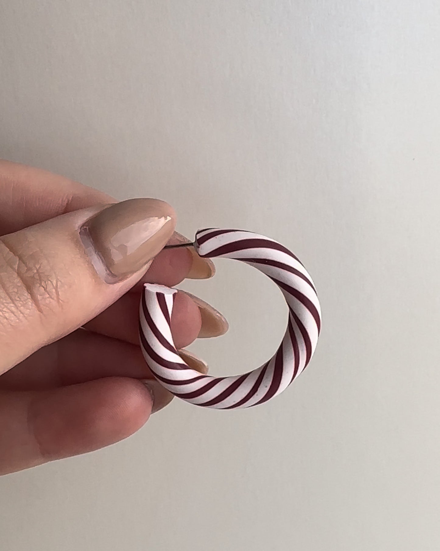 Candy Cane Hoops