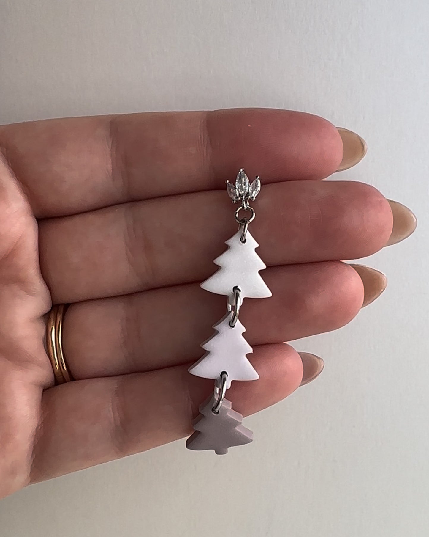Christmas Tree Trio - Purple