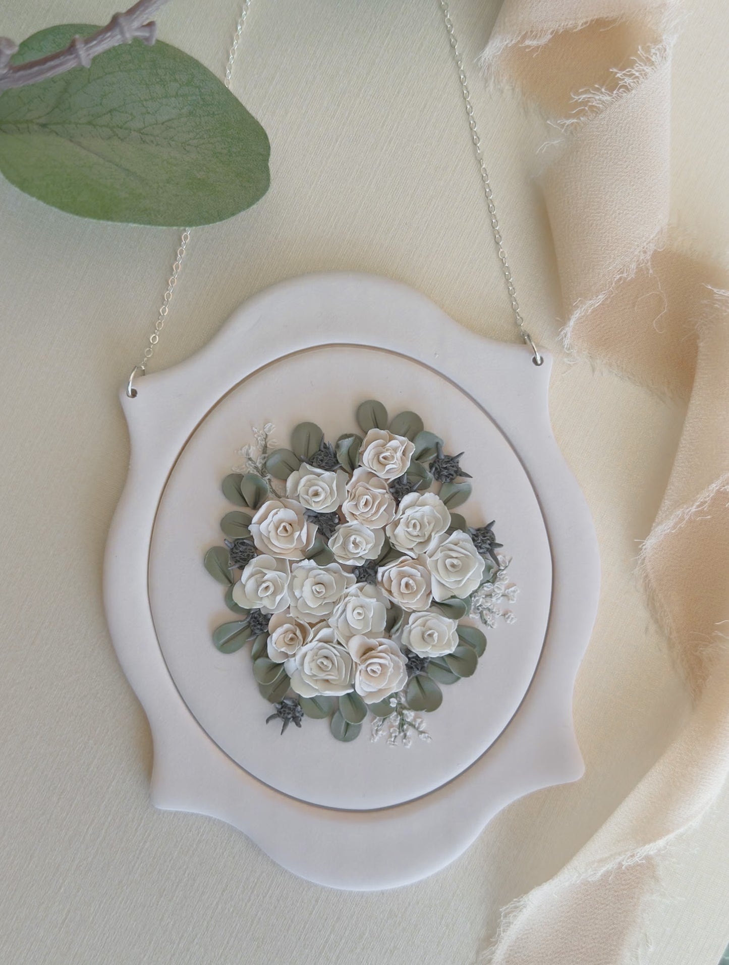 Custom Wedding Bouquet Wall Hanging