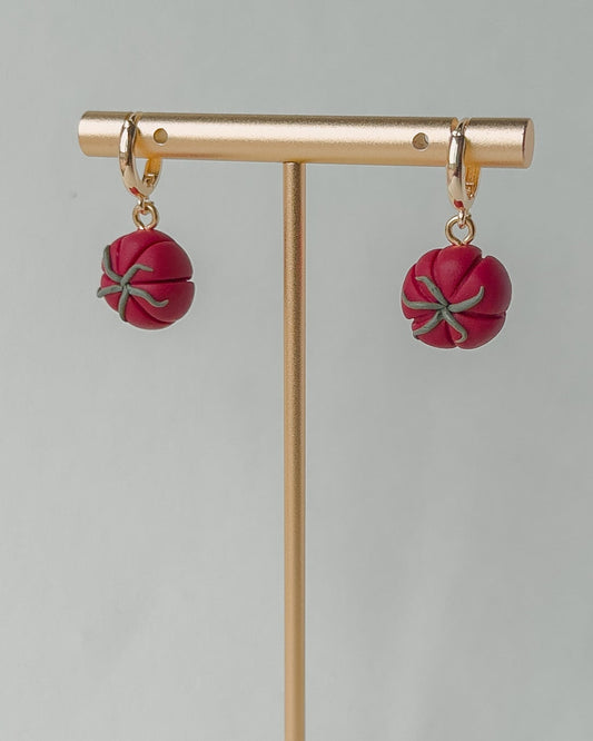 Tomato Earrings