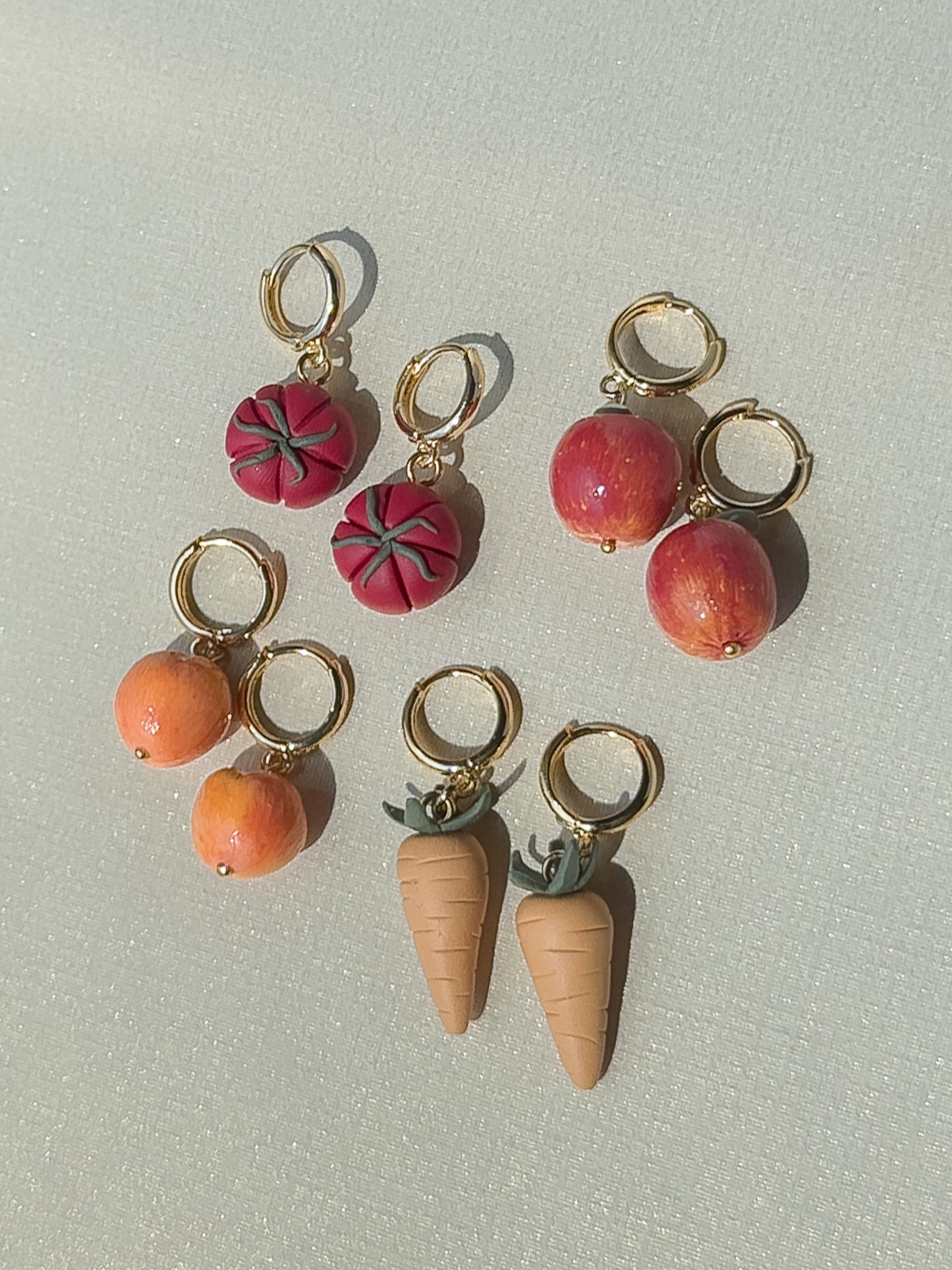 Tomato Earrings