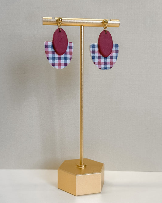 Finn Earrings - Red, White, & Blue