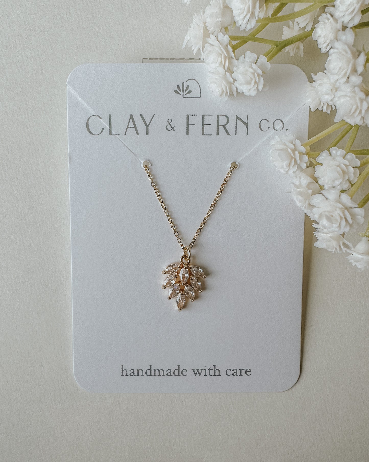 Dahlia Necklace - Gold