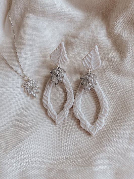 Dahlia Earrings - Silver