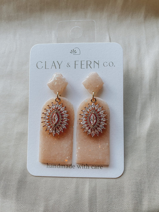 Aster Earrings - Pink