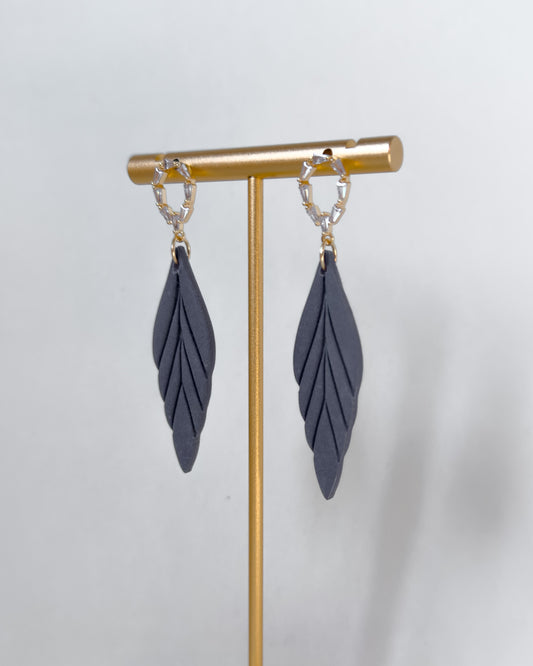 Navy Earrings - Blue