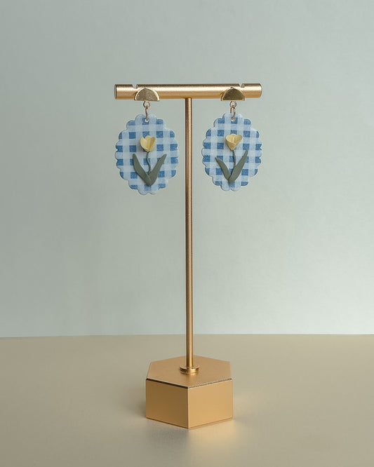 Calista Earrings - Blue