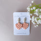 Blake Earrings - Coral