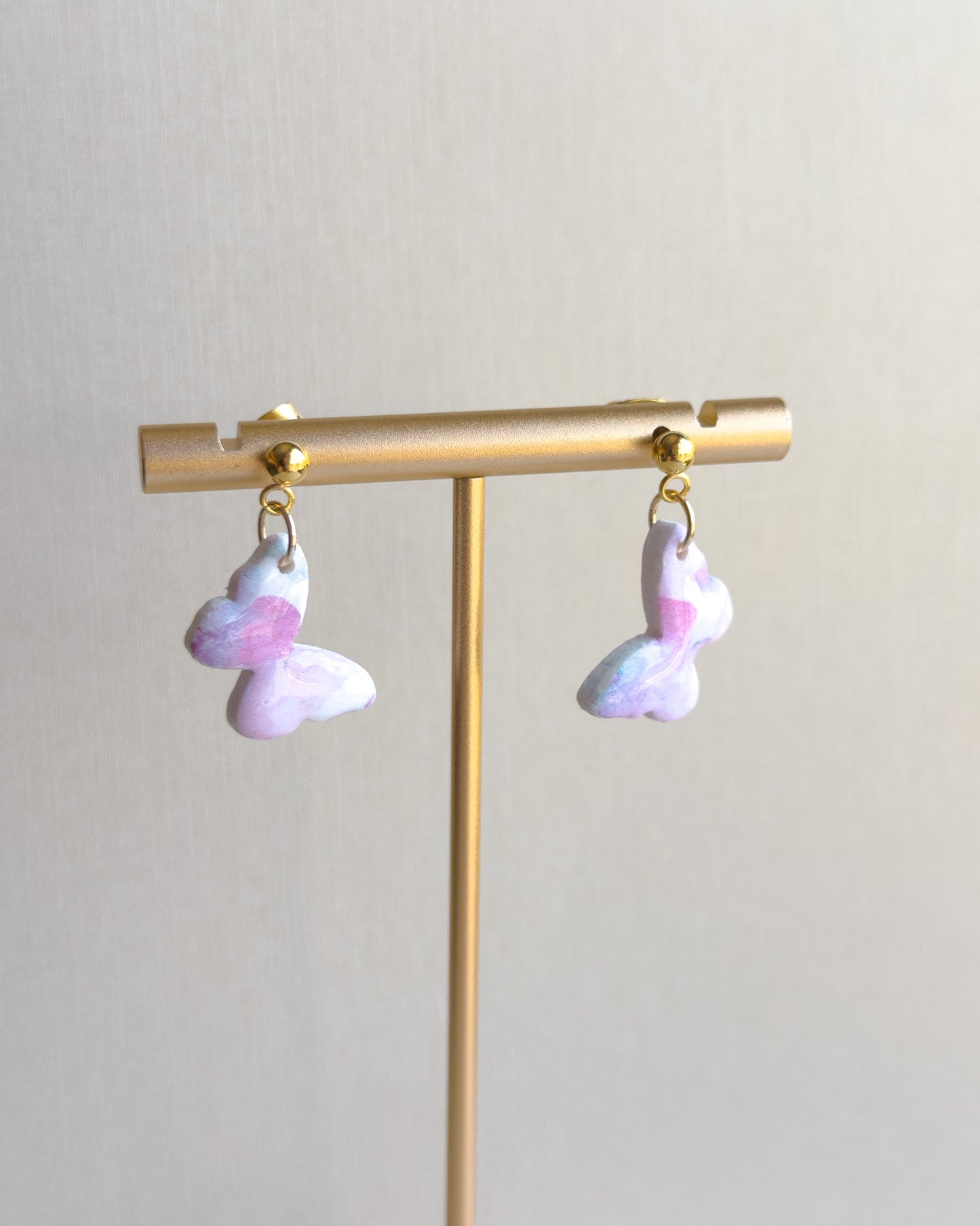 Ava Earrings - Pink