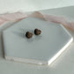 Chocolate Heart Studs