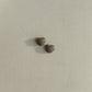 Chocolate Heart Studs
