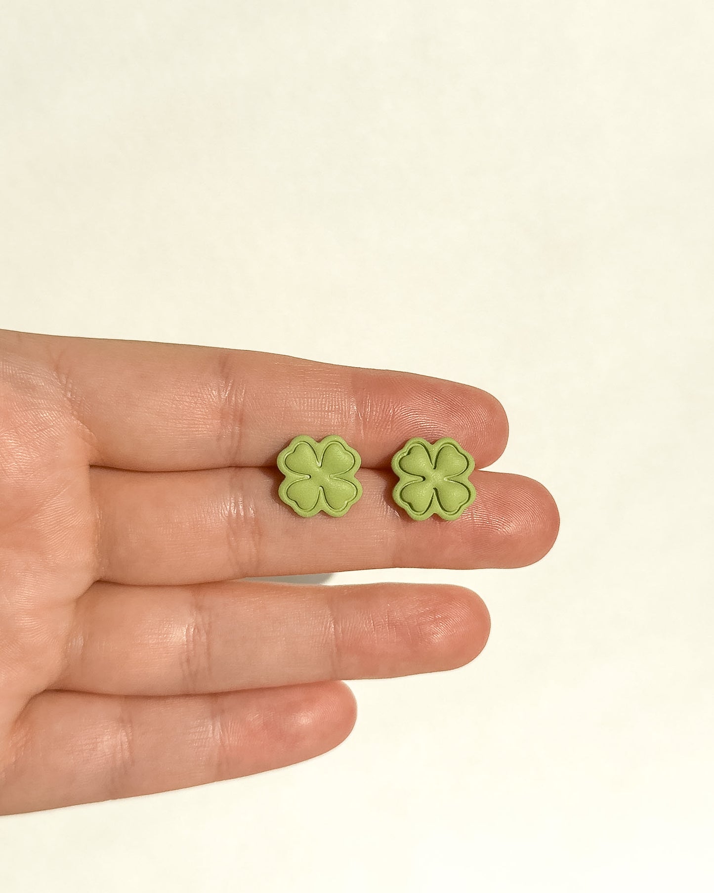 Shamrock Studs - Green
