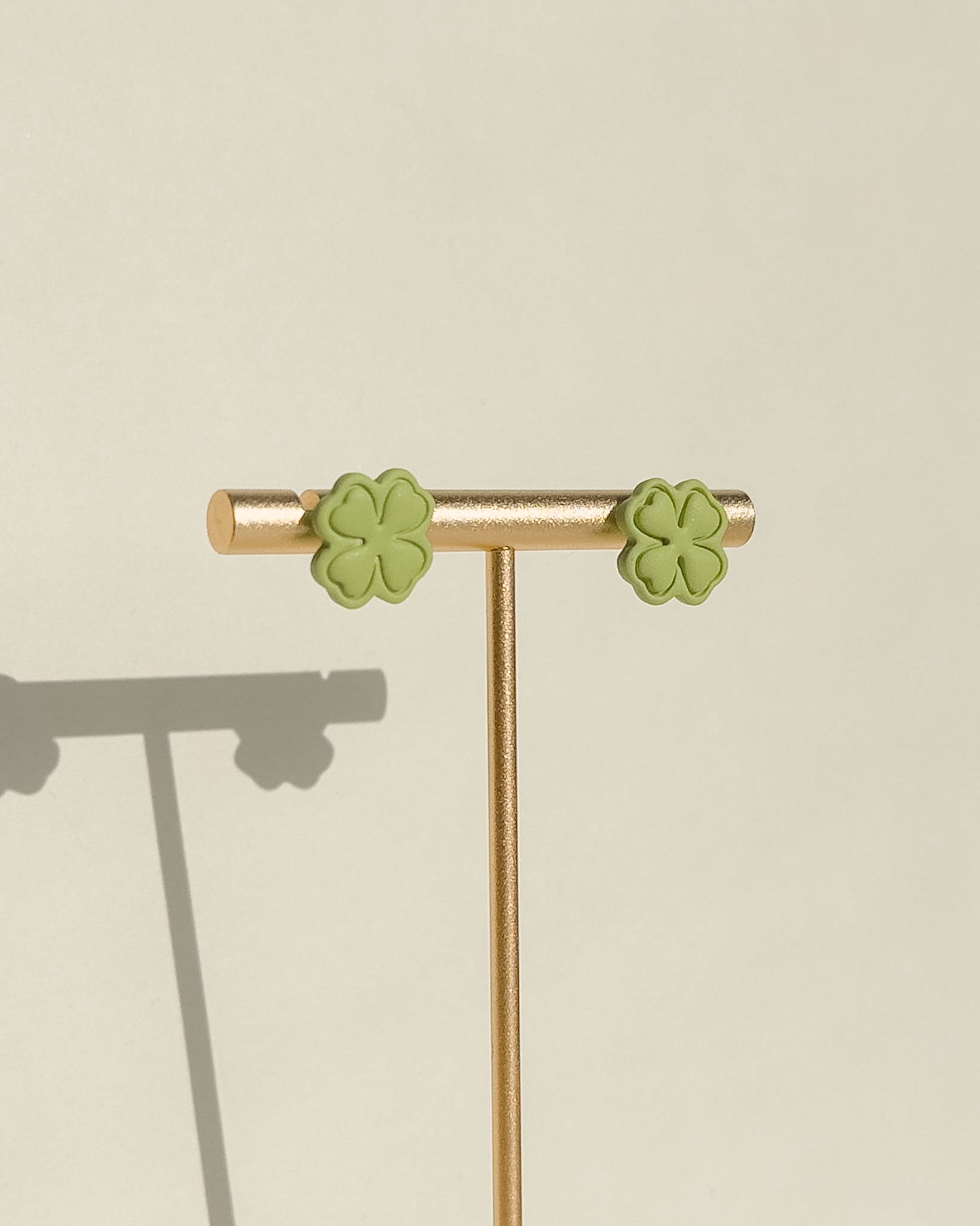 Shamrock Studs - Green