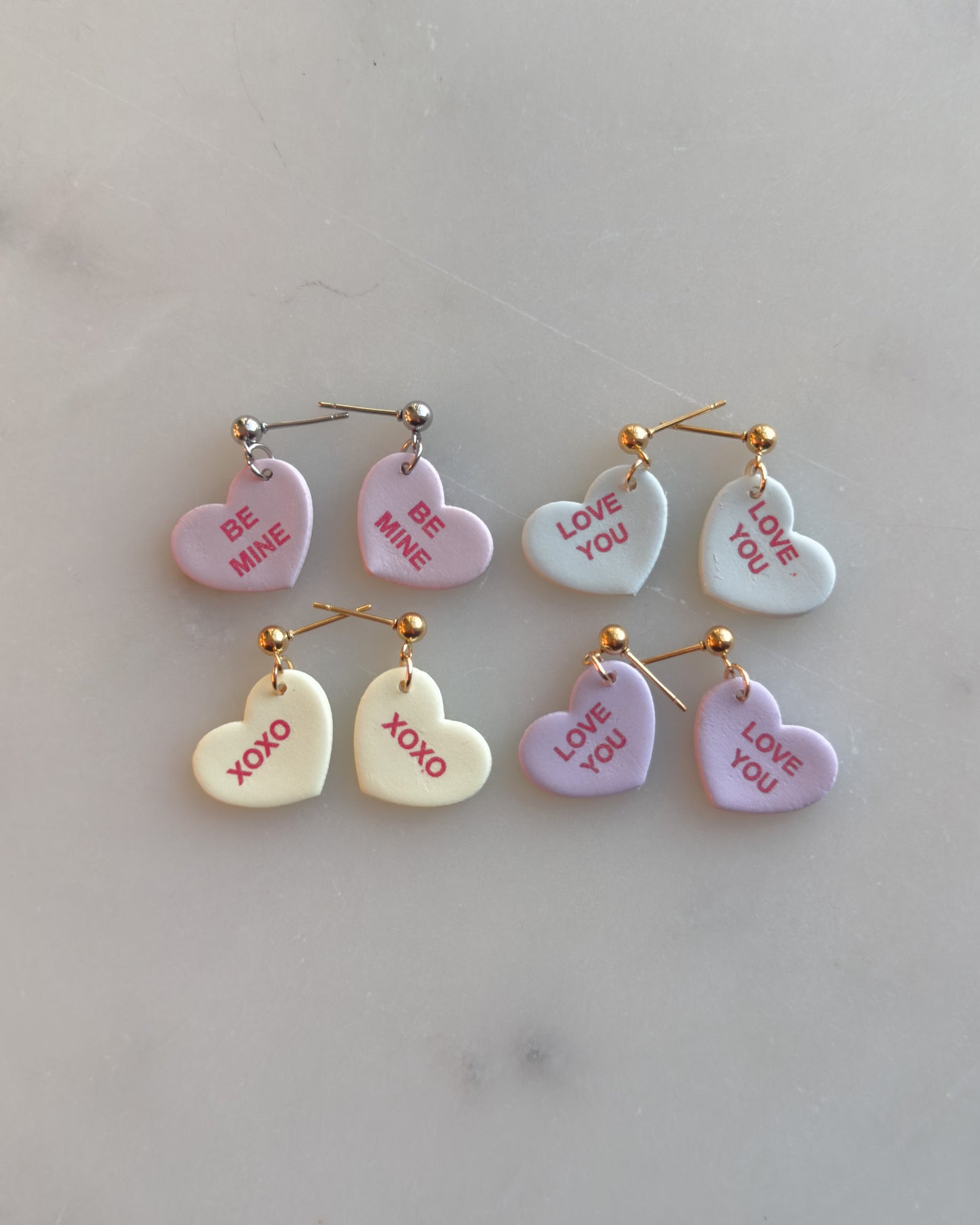 Conversation Heart Earrings