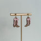 Cowgirl Boot Earrings