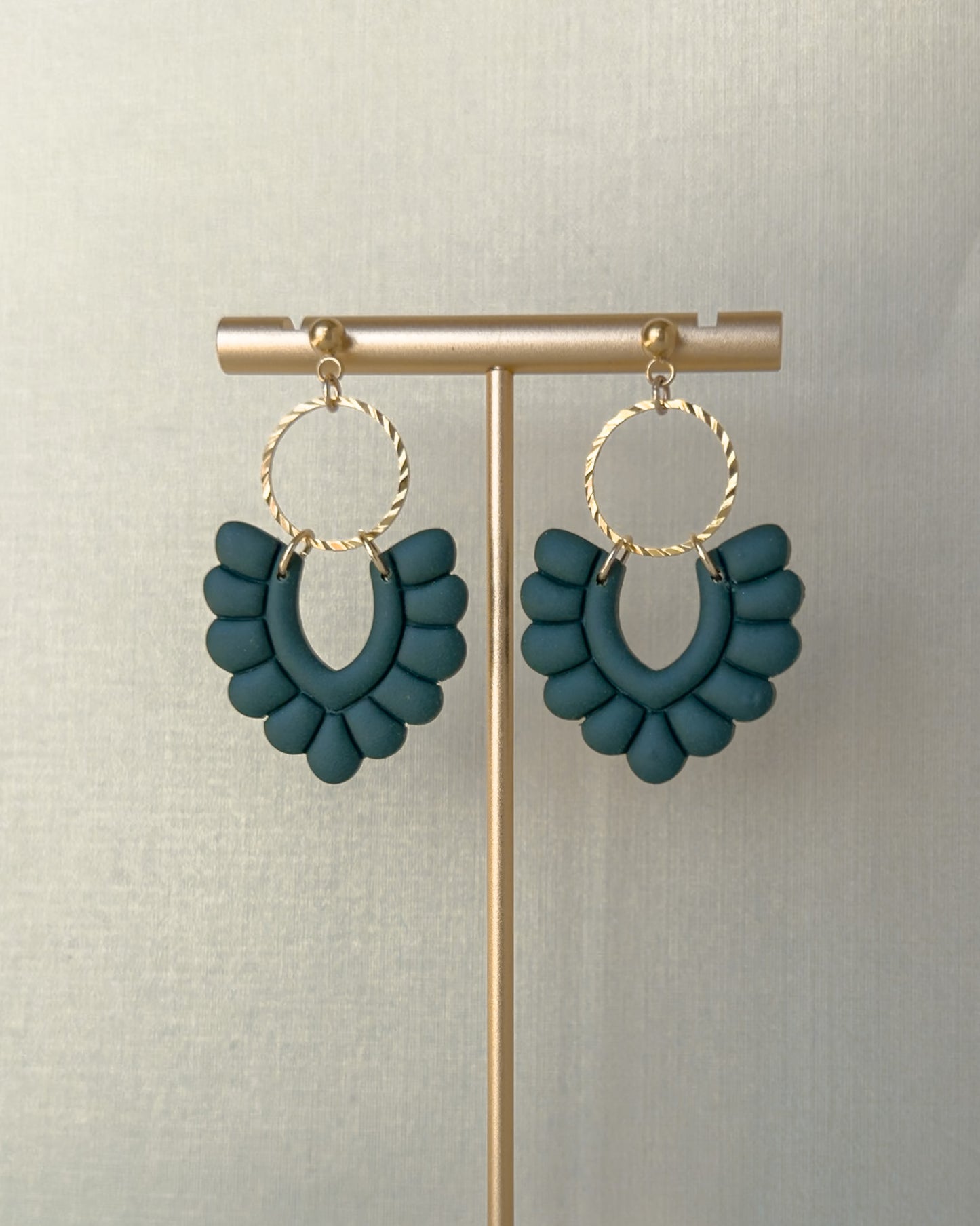 Liza Earrings - Emerald