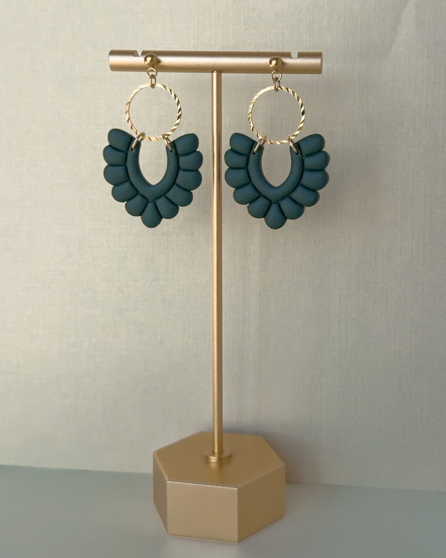 Liza Earrings - Emerald