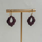 Raya Earrings - Maroon