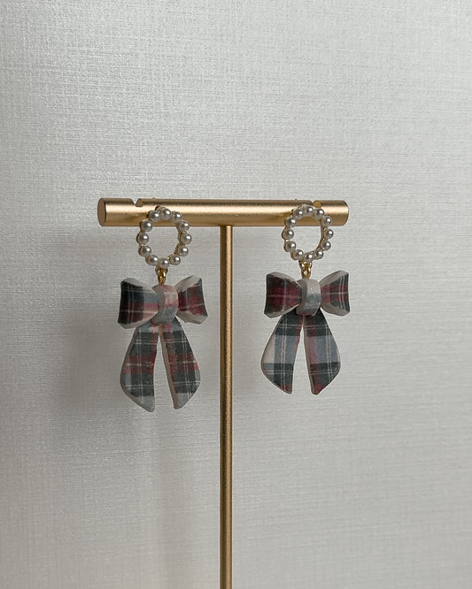Maeve Earrings - Plaid