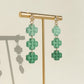 Clover Earrings - Green
