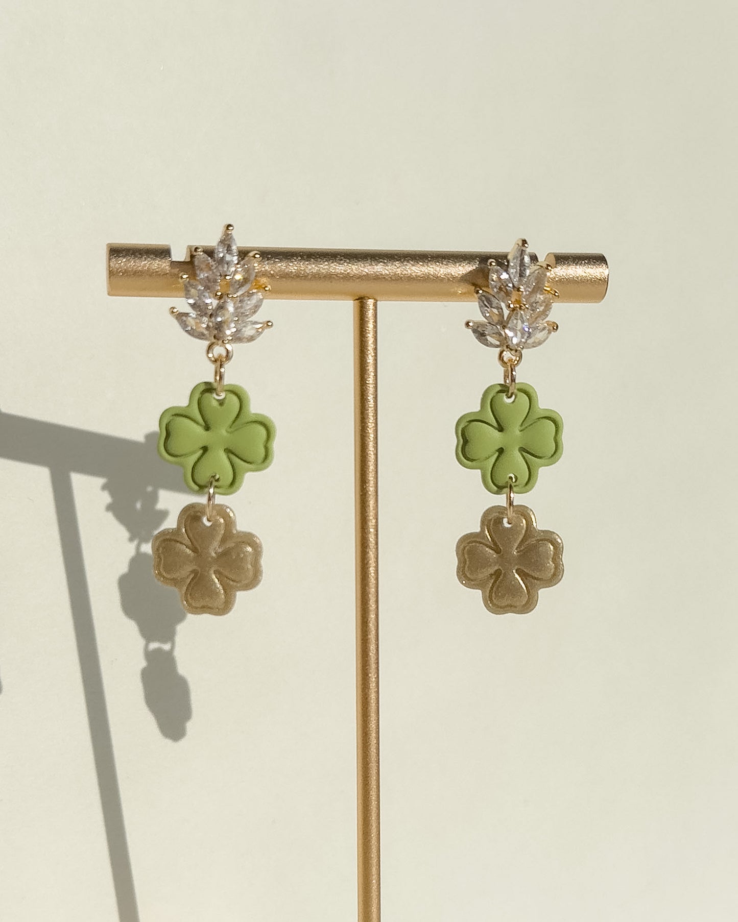 Clover Earrings - Gold