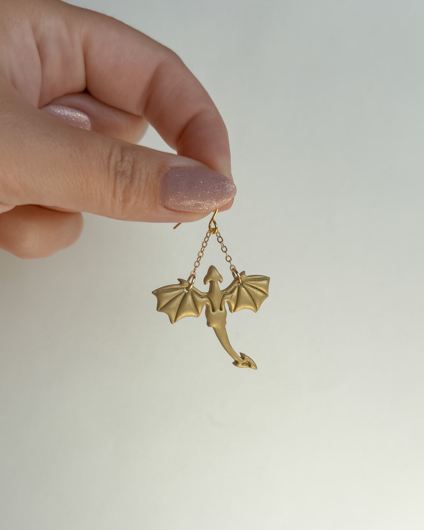 Dragon Earrings - Gold