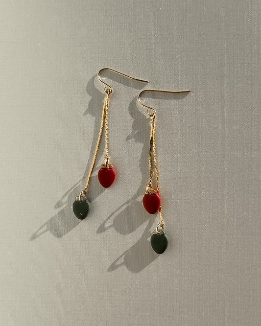 Christmas Lights Earrings