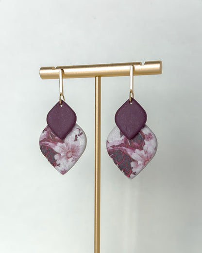 Eden Earrings - Purple