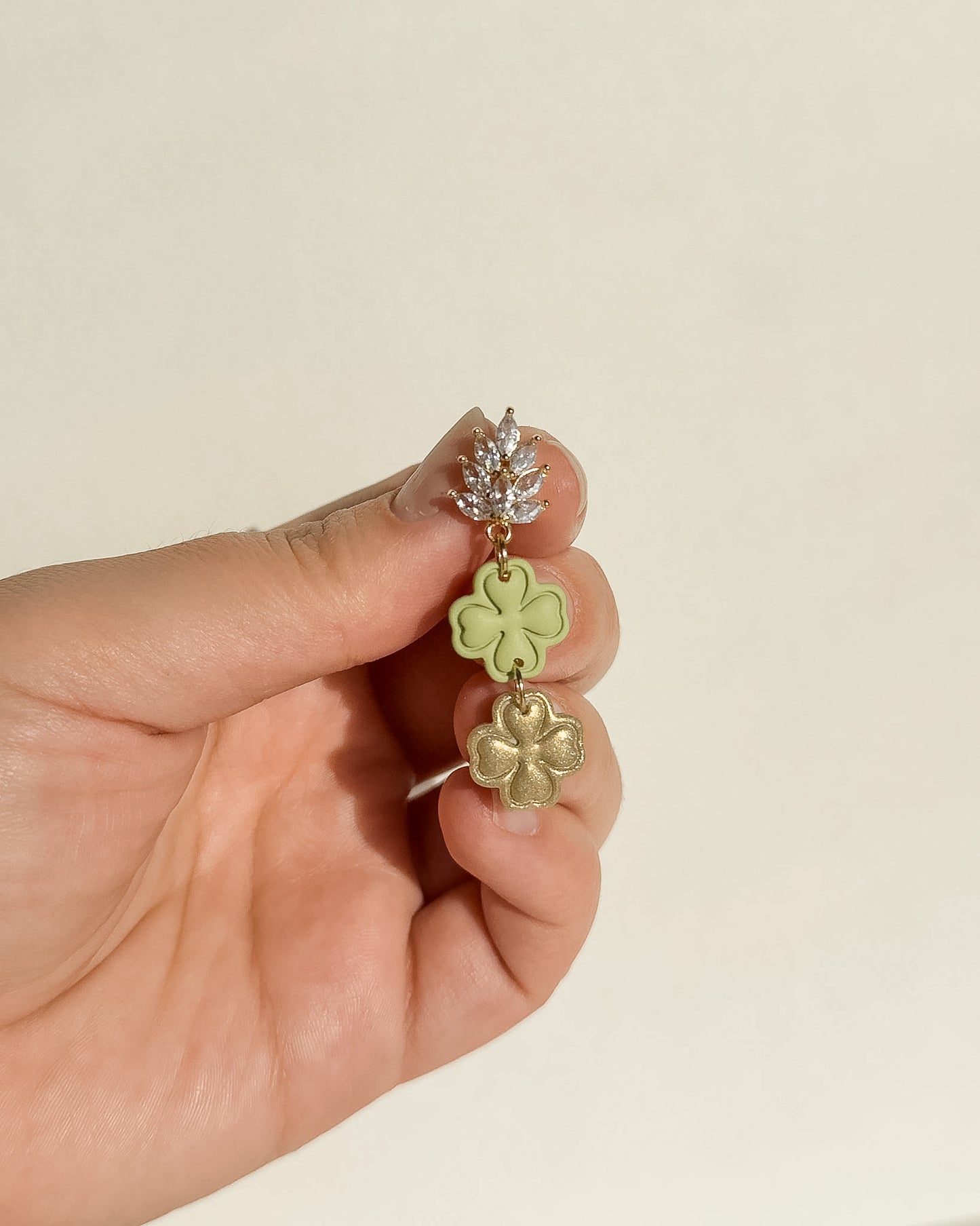 Clover Earrings - Gold