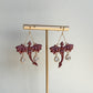 Dragon Earrings - Pink