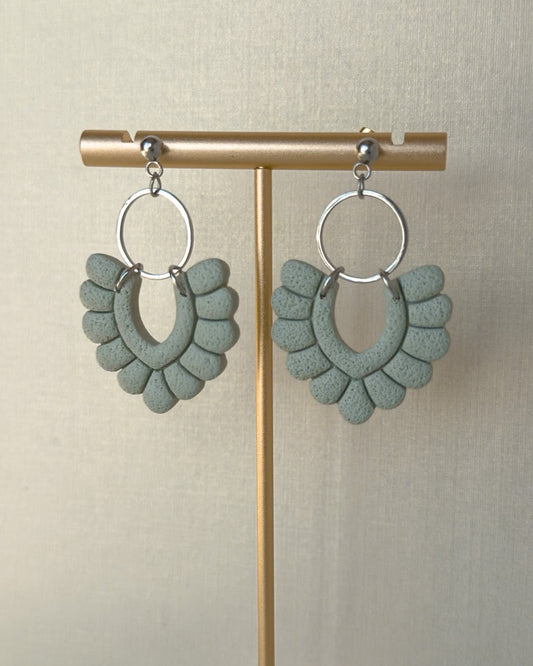 Liza Earrings - Sage