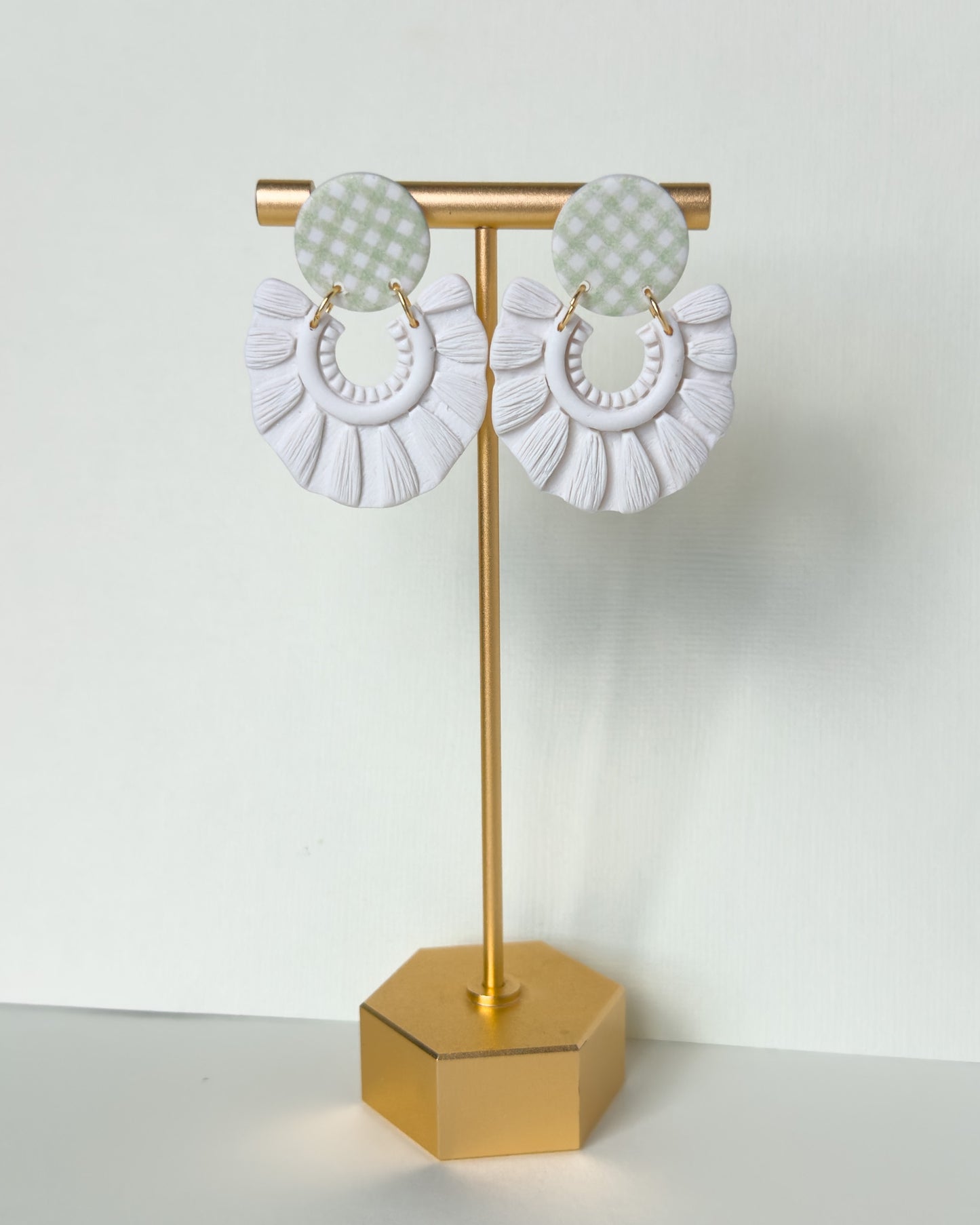 Greta Earrings - Green