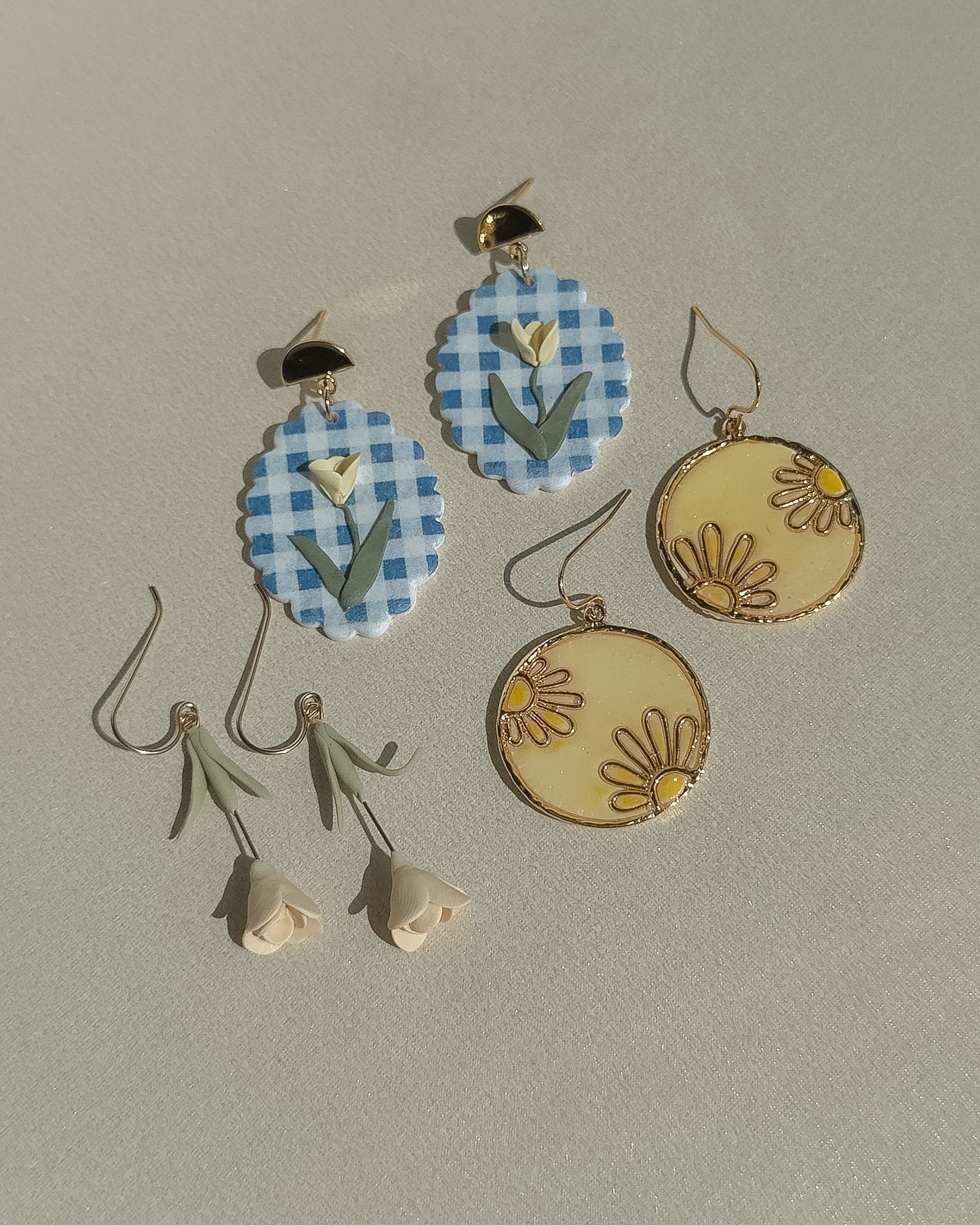 Calista Earrings - Blue