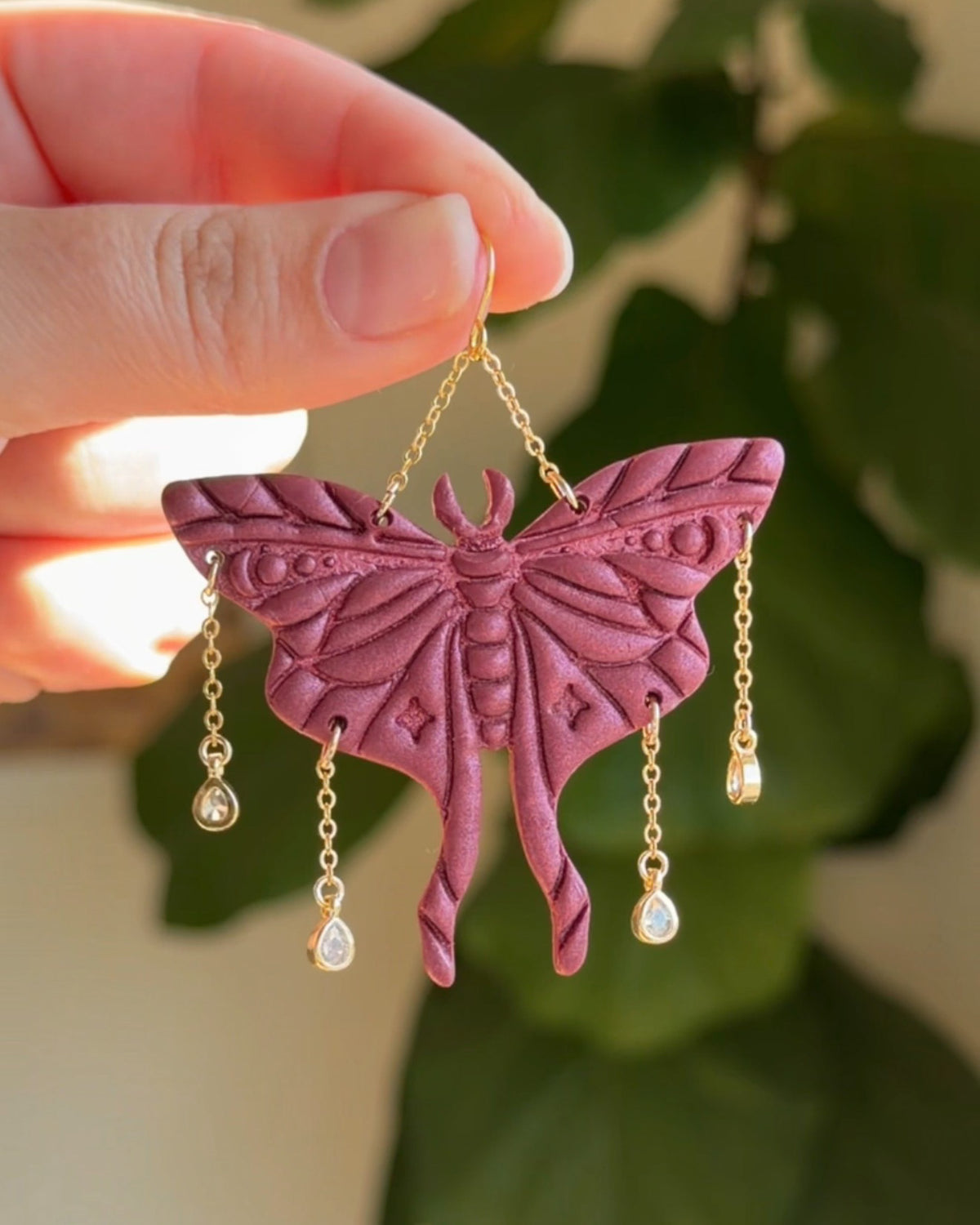 Moth Earrings