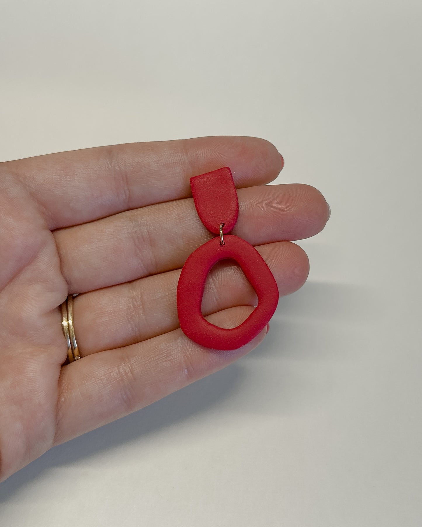Emery Earrings - Red