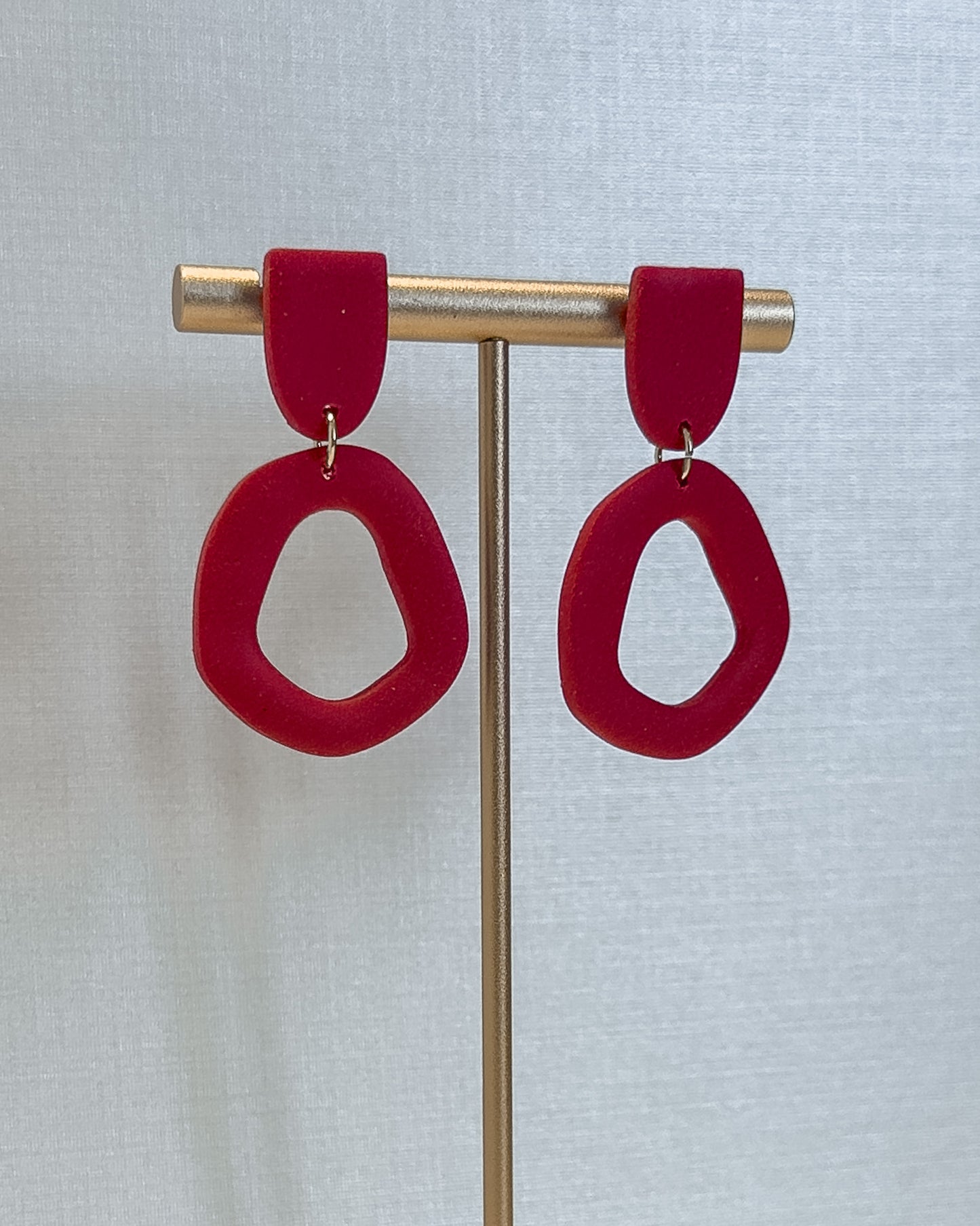 Emery Earrings - Red
