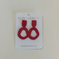 Emery Earrings - Red