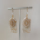 Aster Earrings - Marble