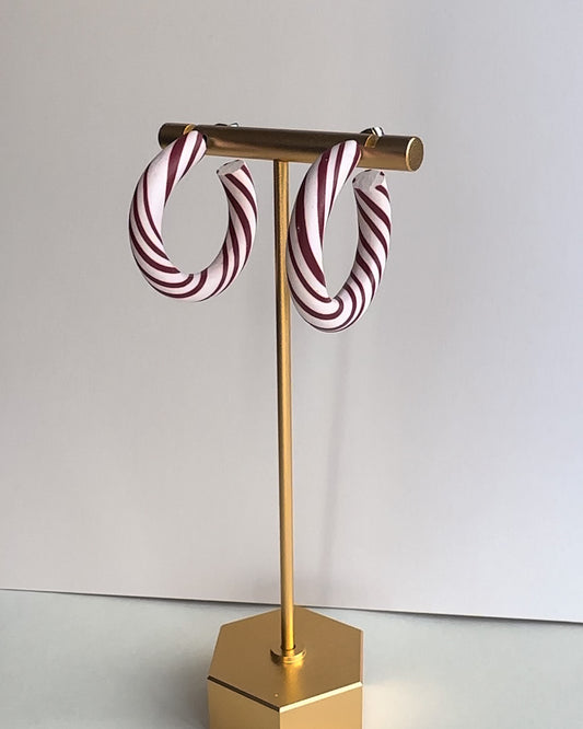 Candy Cane Hoops