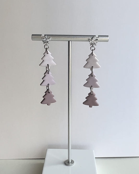 Christmas Tree Trio - Purple