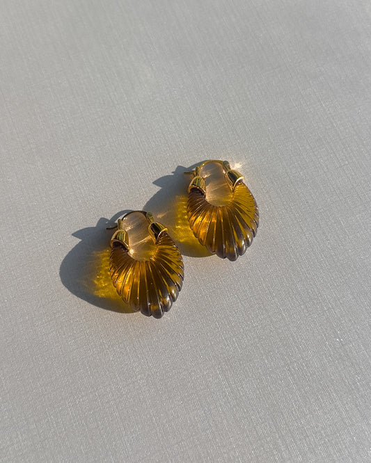 Valentina Earrings - Brown