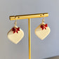 Bow Earrings - Ivory