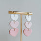 Heart Trio Earrings