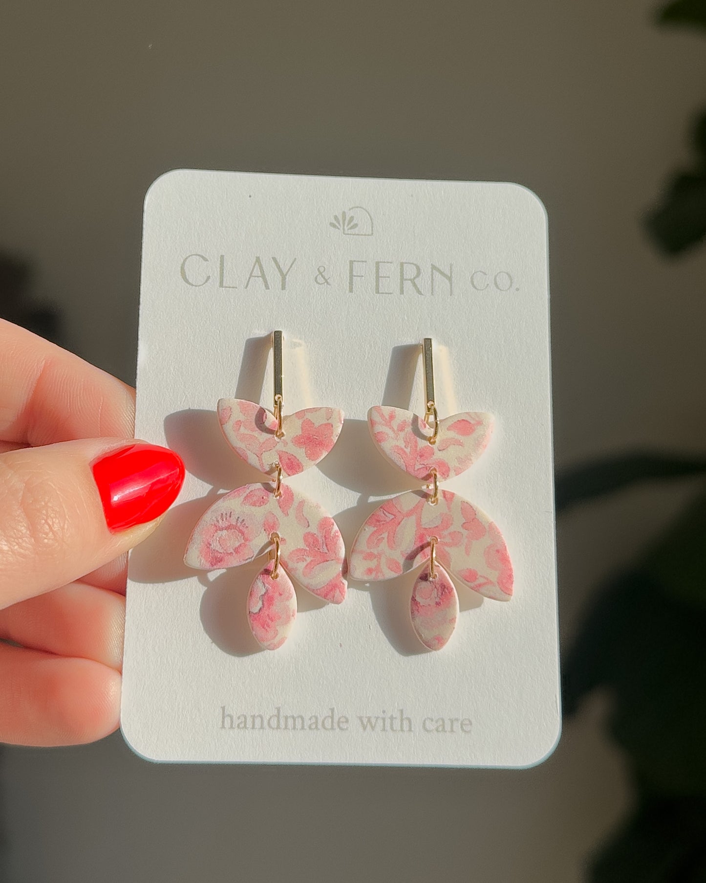 Mae Earrings - Floral