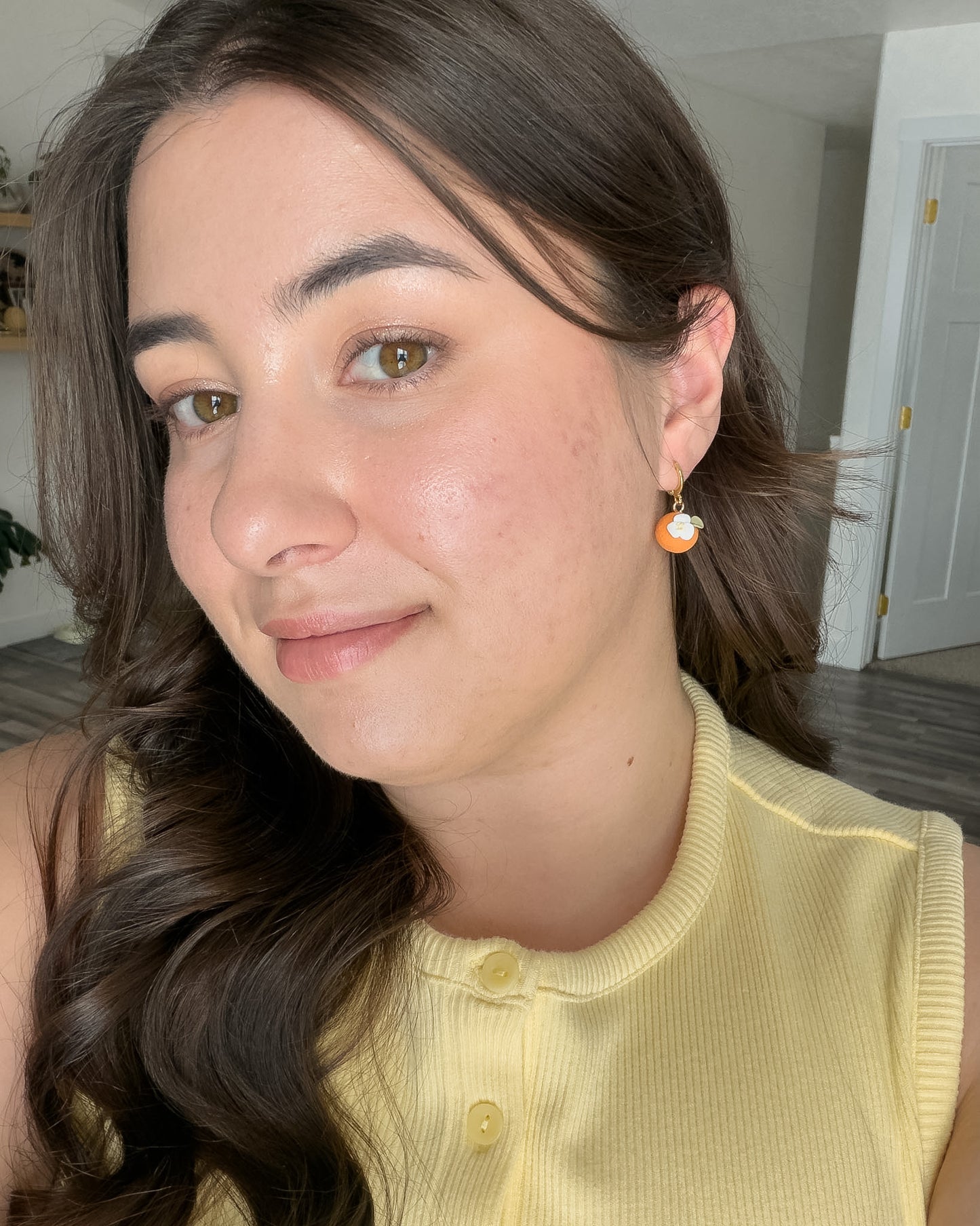 Orange Earrings