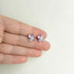 Floral Studs - Purple